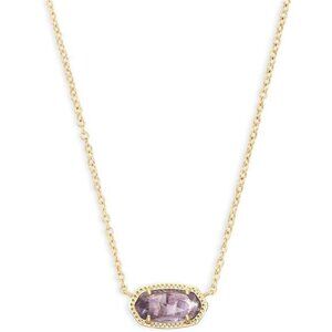 Kendra Scott Elisa Pendant Necklace for Women, Fashion Jewelry, 14k Gold-Plated